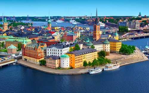 Stockholm Gamla Stan open-top sightseeing bus